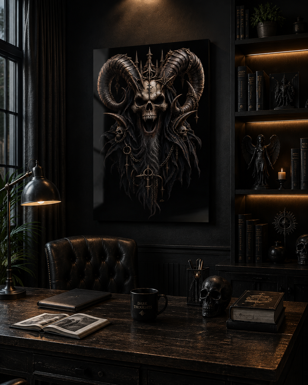FALLEN ANGEL – The Ashen Crown 3D | Acrylic Print