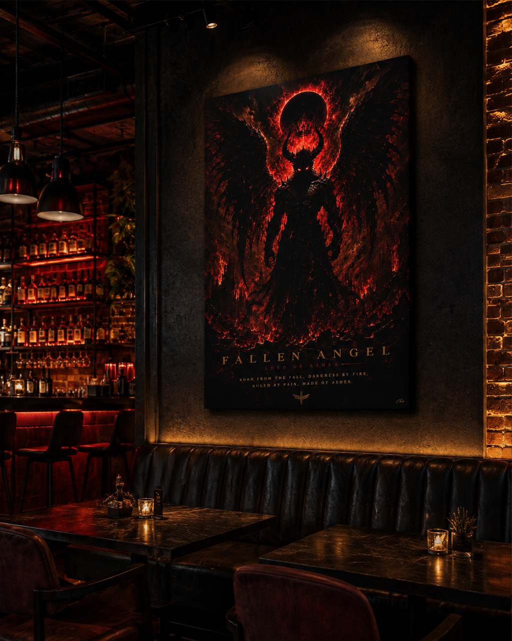 FALLEN ANGEL – Infernal Rebirth | Acrylic Print
