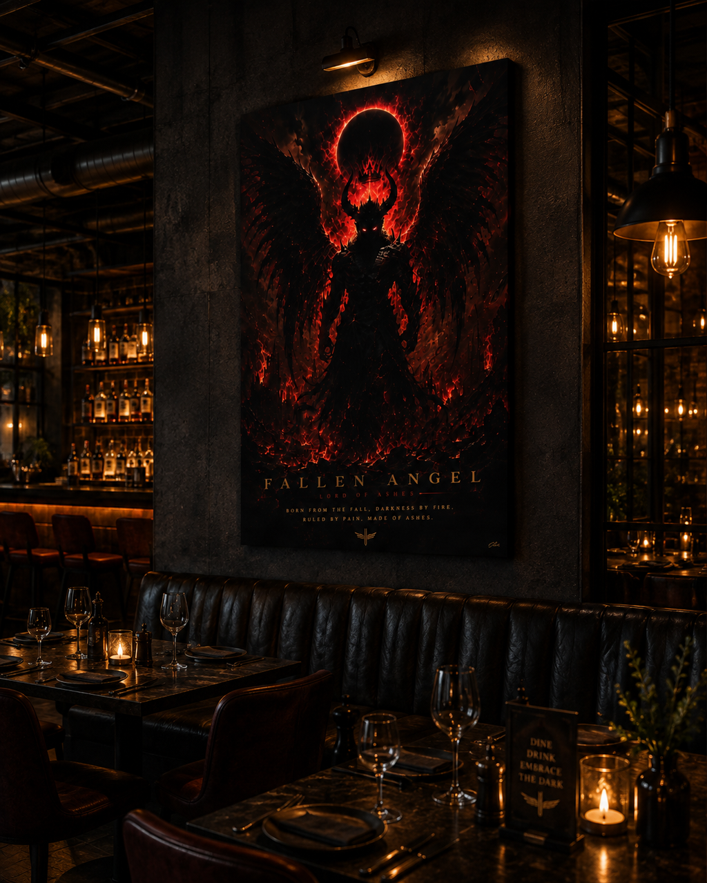 FALLEN ANGEL – Infernal Rebirth | Acrylic Print