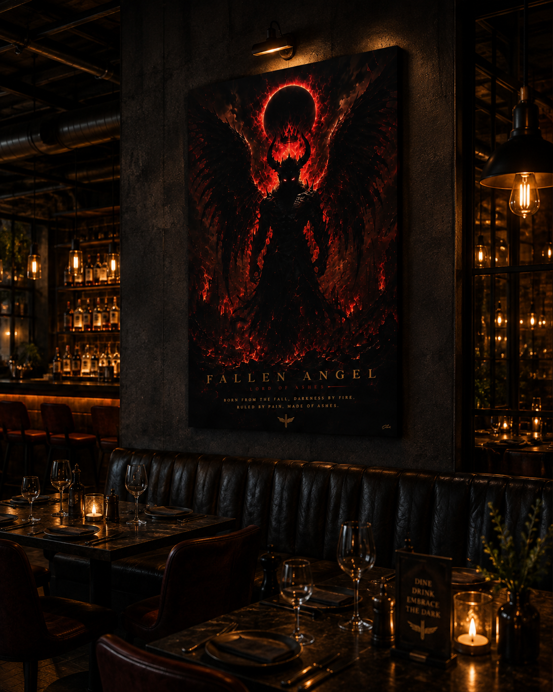 FALLEN ANGEL – Infernal Rebirth | Acrylic Print