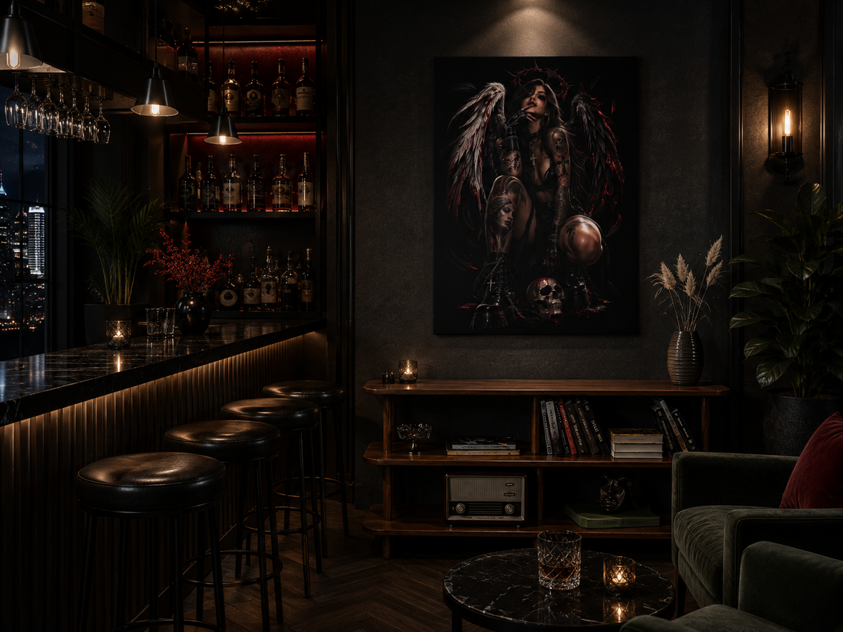 FALLEN ANGEL – Queen of the Abyss | Canvas