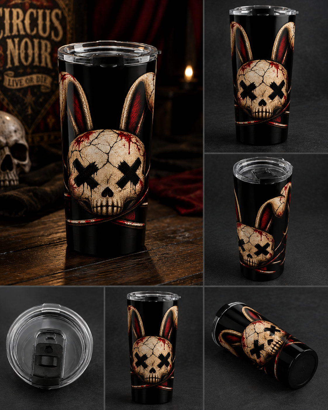 CIRCUS NOIR – Twisted Rabbit | Tumbler