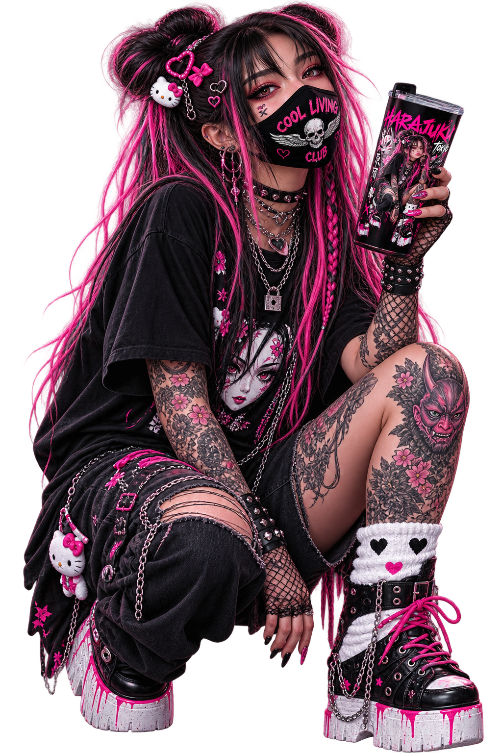 HARAJUKU TOKYO – Neon Rebel | Tumbler