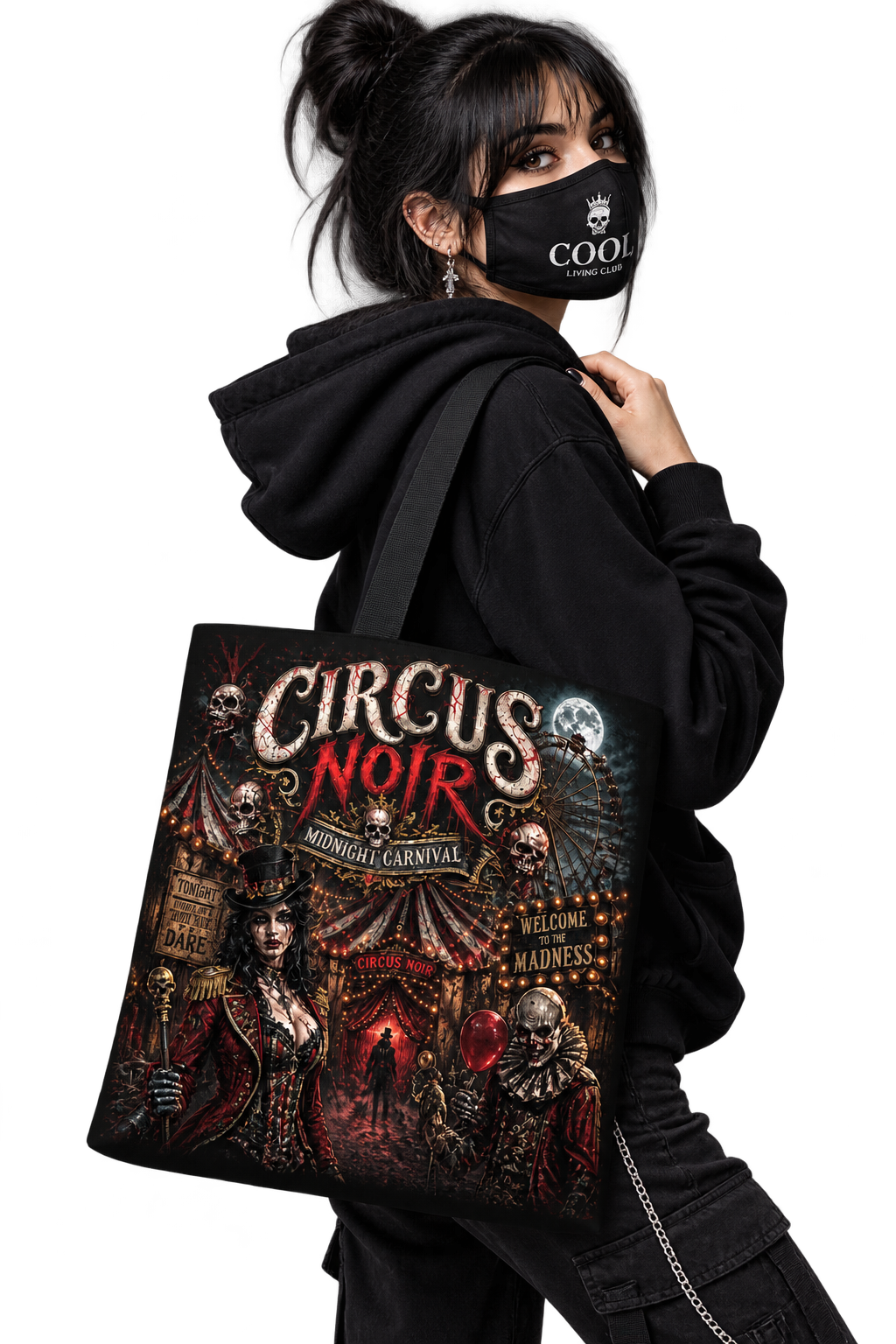 CIRCUS NOIR – Midnight Carnival | Tote Bag