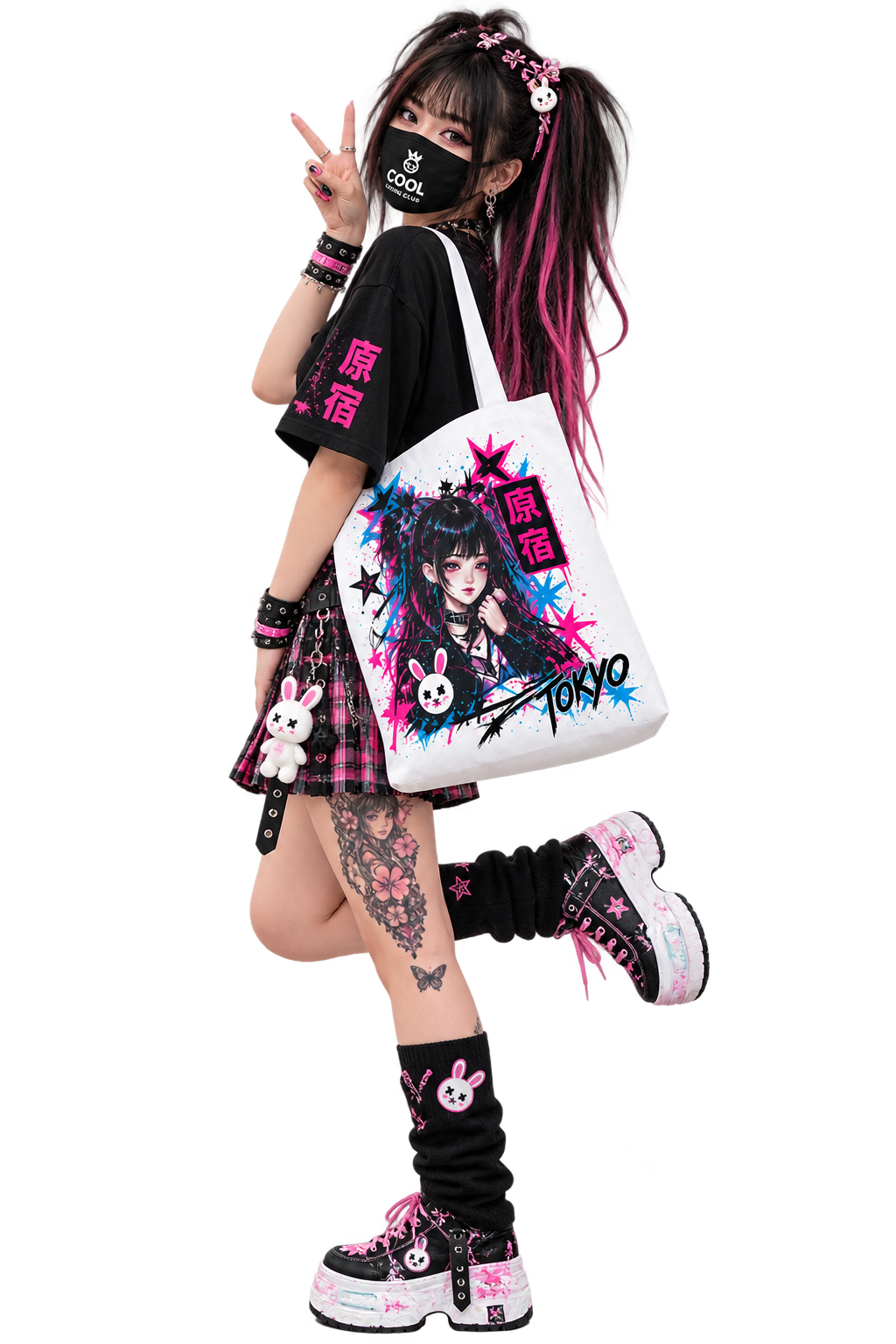 TOKYO GIRLS – Harajuku Girl | Streetwear Tote Bag