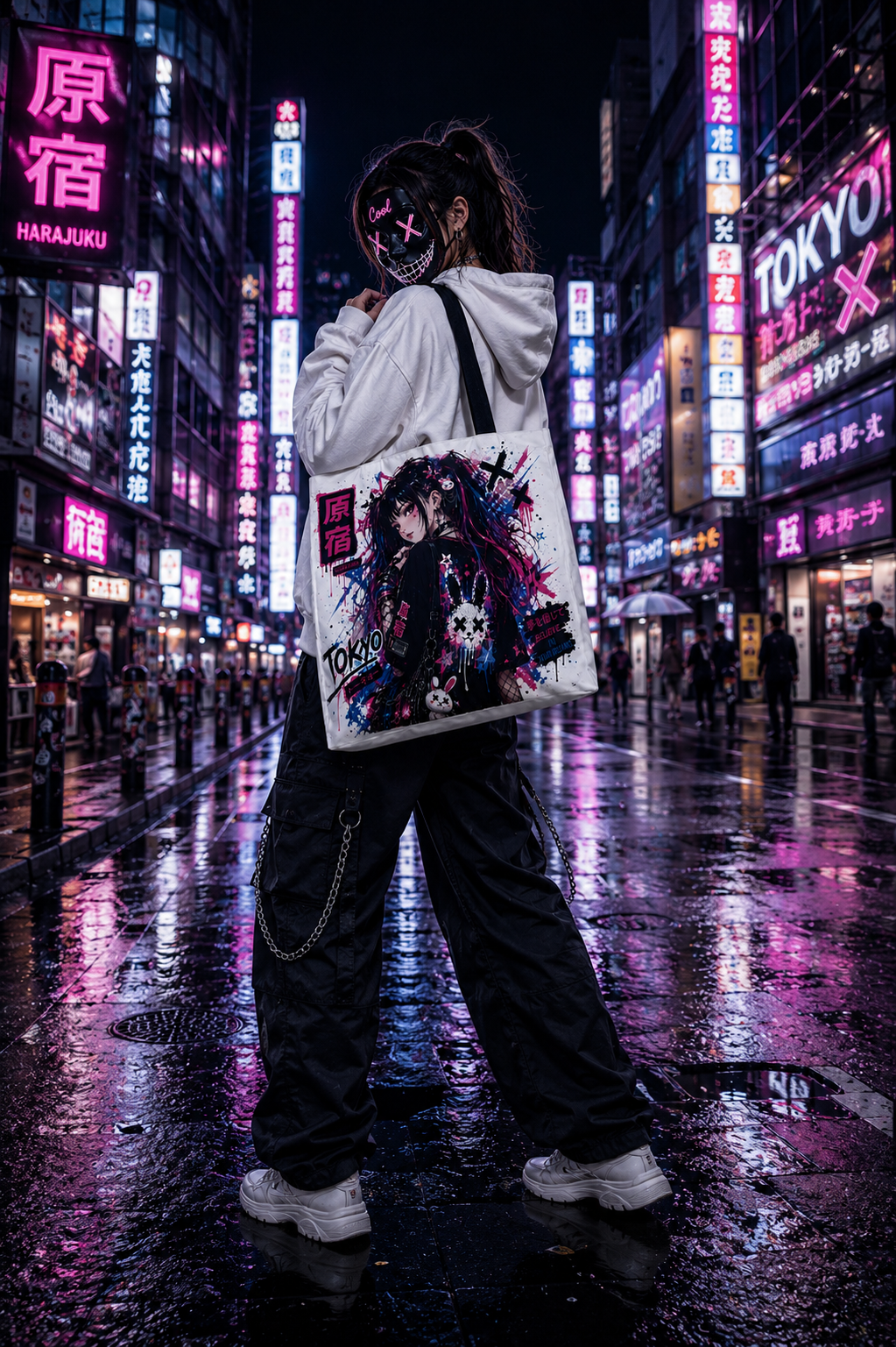 TOKYO GIRLS – Harajuku Girl | Graffiti Tote Bag