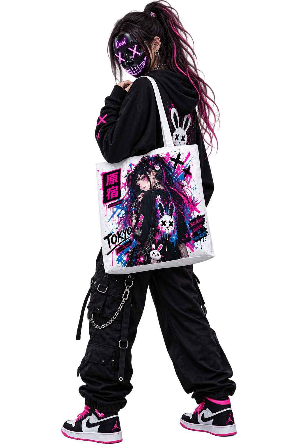 TOKYO GIRLS – Harajuku Girl | Graffiti Tote Bag