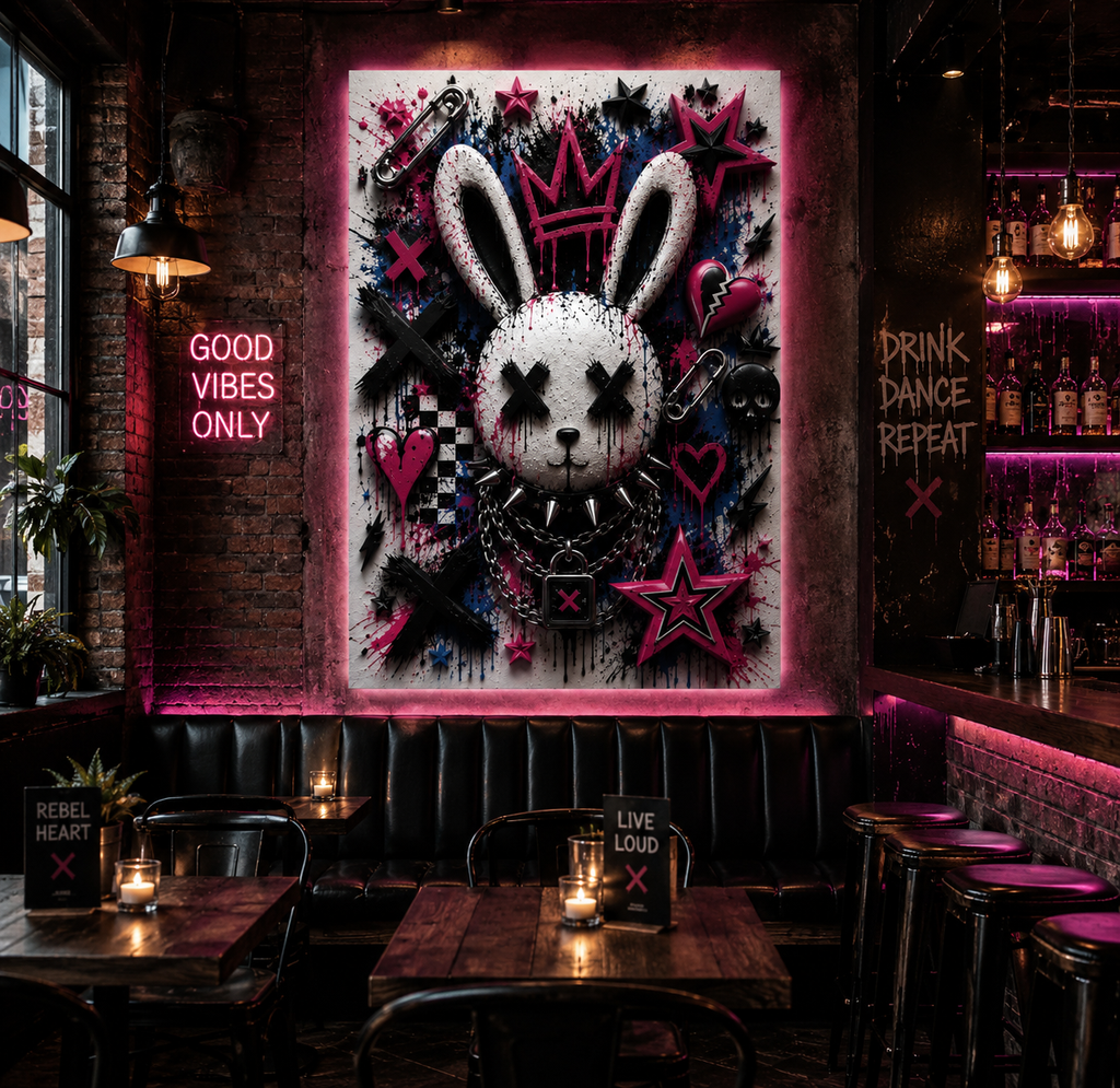 Graffiti Bunny X 3D | Poster