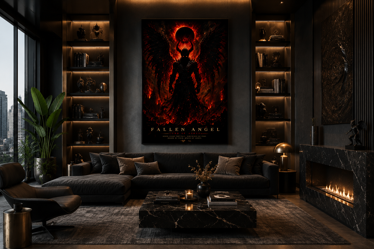 FALLEN ANGEL – Infernal Rebirth | Gothic Poster