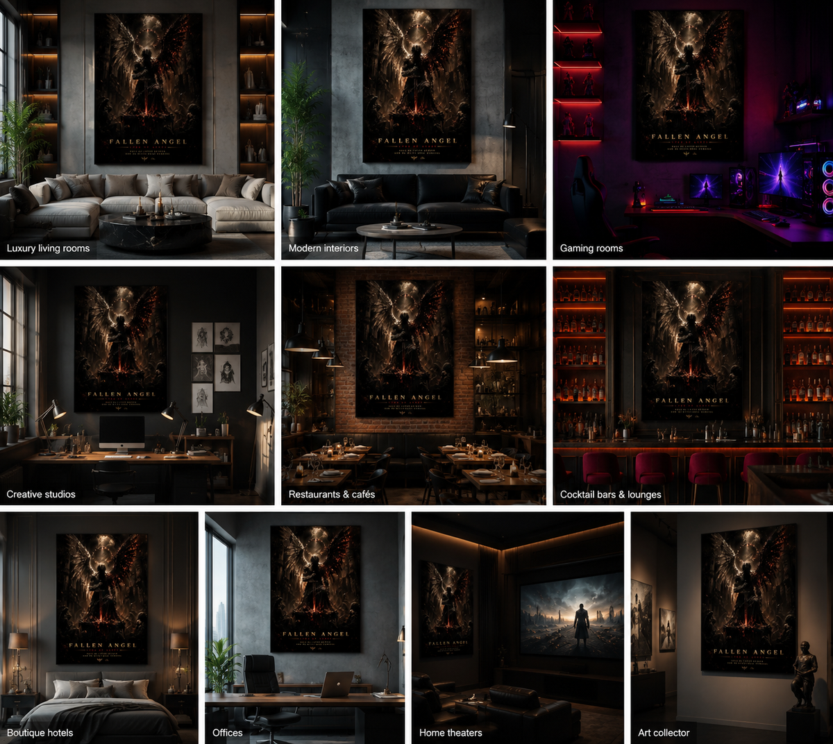 FALLEN ANGEL – Eclipse Ascension | Gothic Poster
