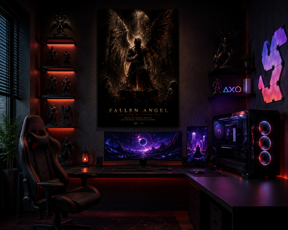FALLEN ANGEL – Eclipse Ascension | Gothic Poster