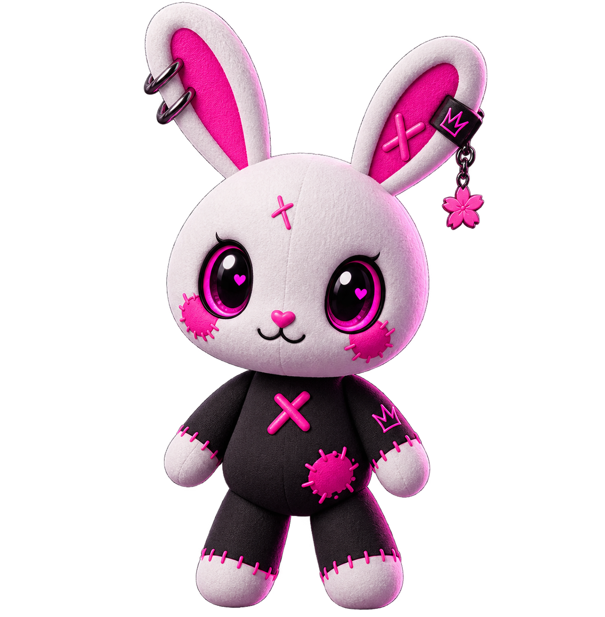 SHIBUYA NEON – Electric Bunny | Premium Acrylic Wall Art | Kawaii Anime Decor | Japanese Cyberpunk Room Art | Cool Living Club