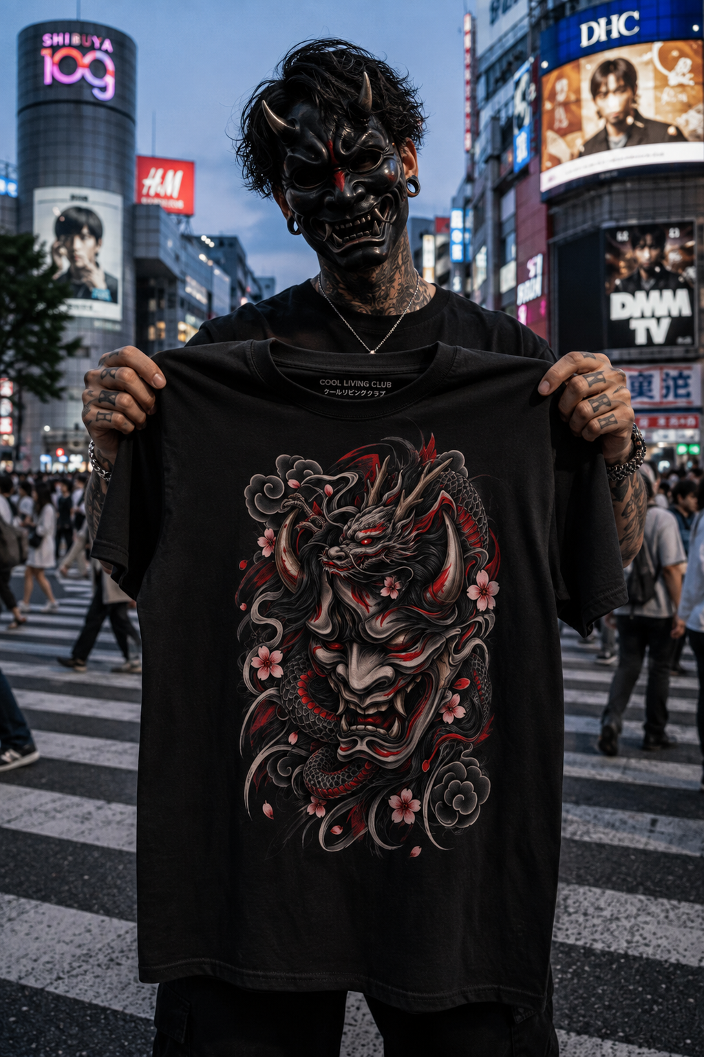 DARK SAMURAI – Crimson Oni | Samurai T-Shirt