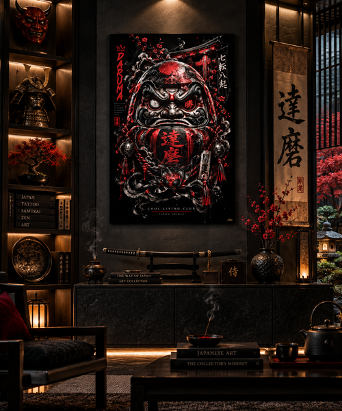 DARK DARUMA – Japanese Spirit | Acrylic Print