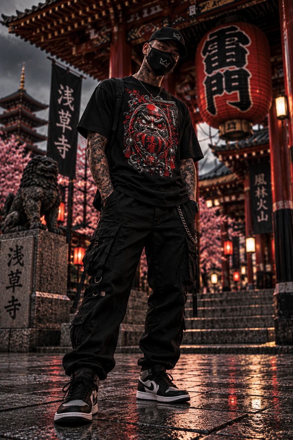 DARK DARUMA – Rise Again | Japanese T-Shirt
