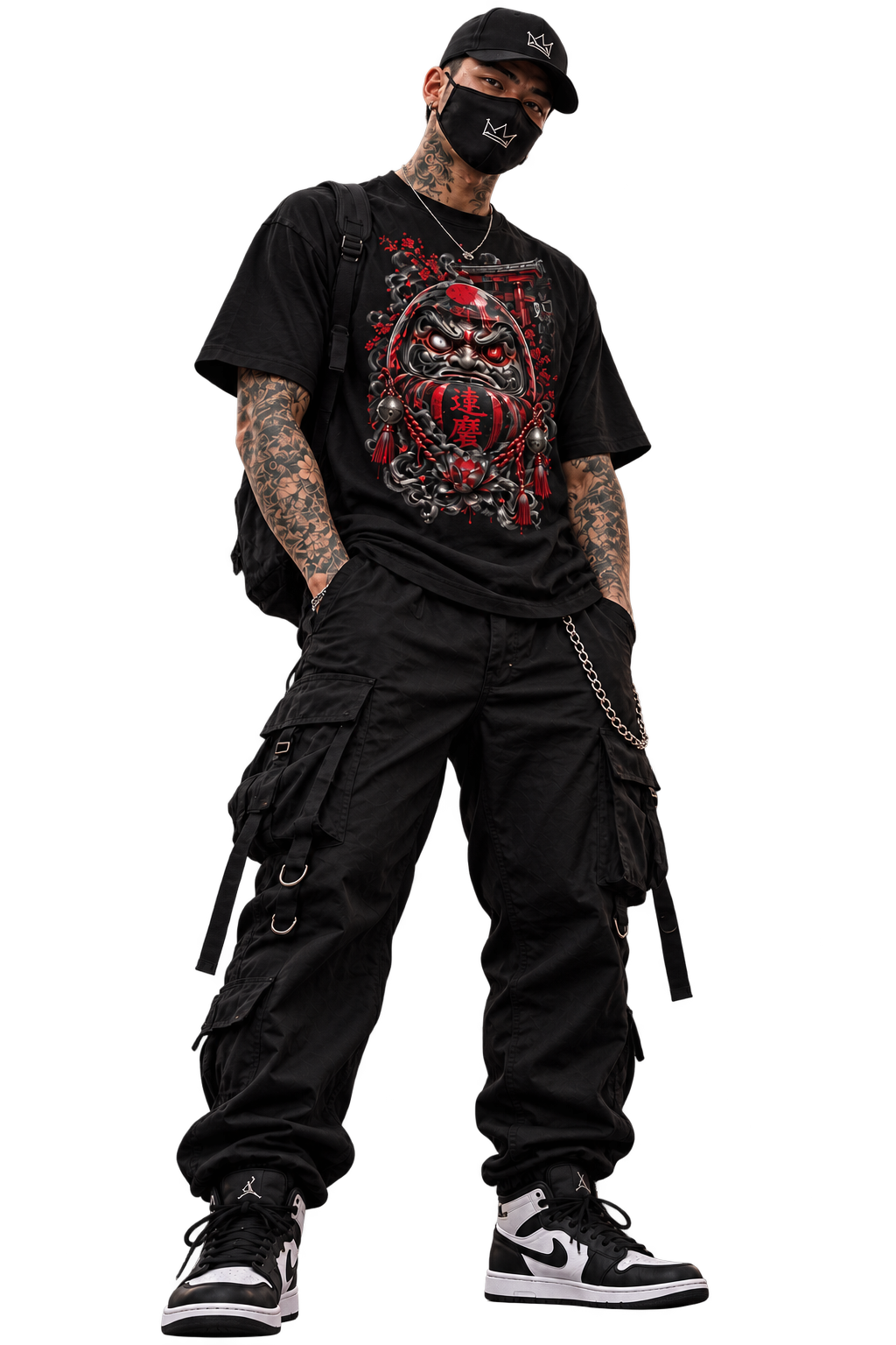 DARK DARUMA – Rise Again | Japanese T-Shirt