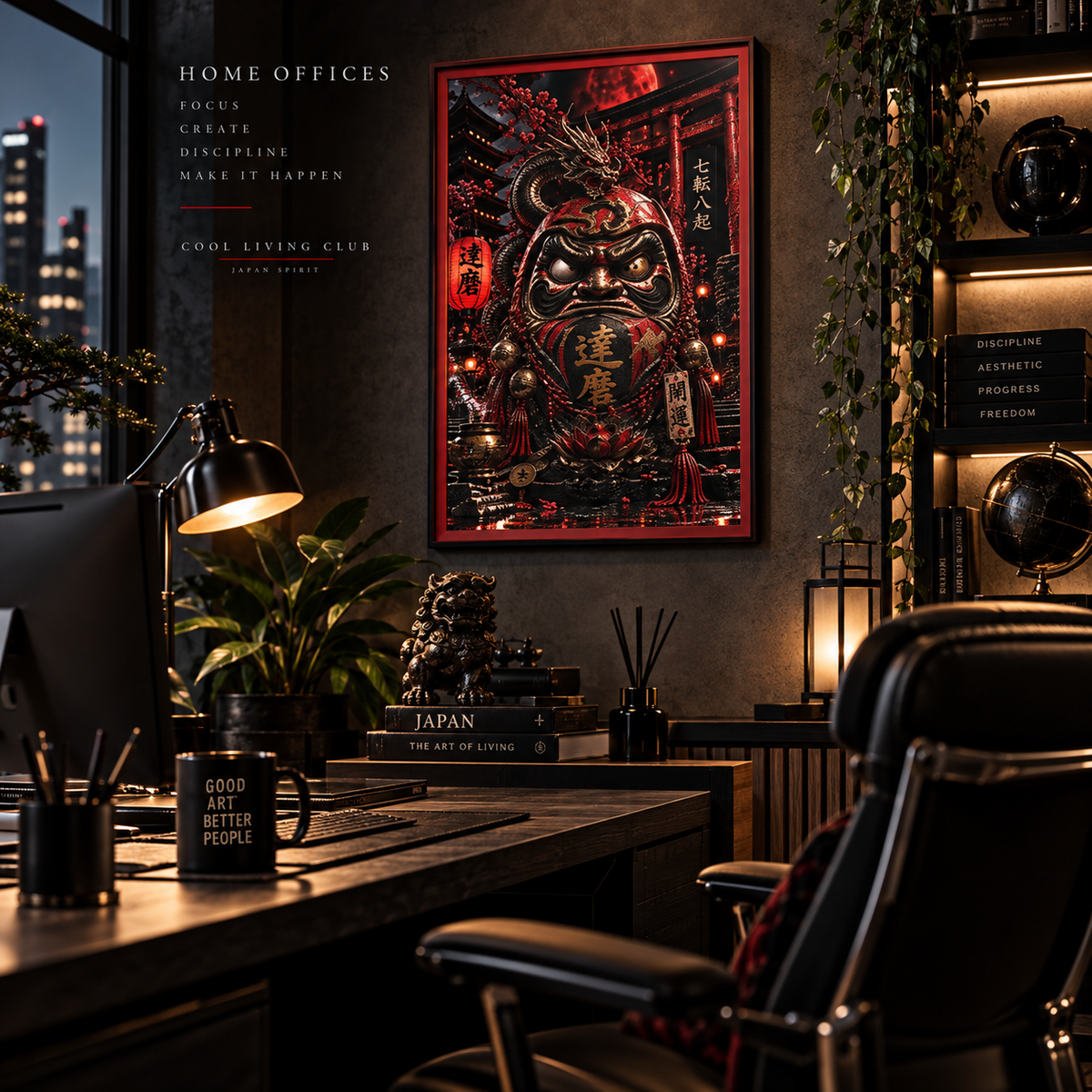 DARK DARUMA – Rise Again | Framed Poster