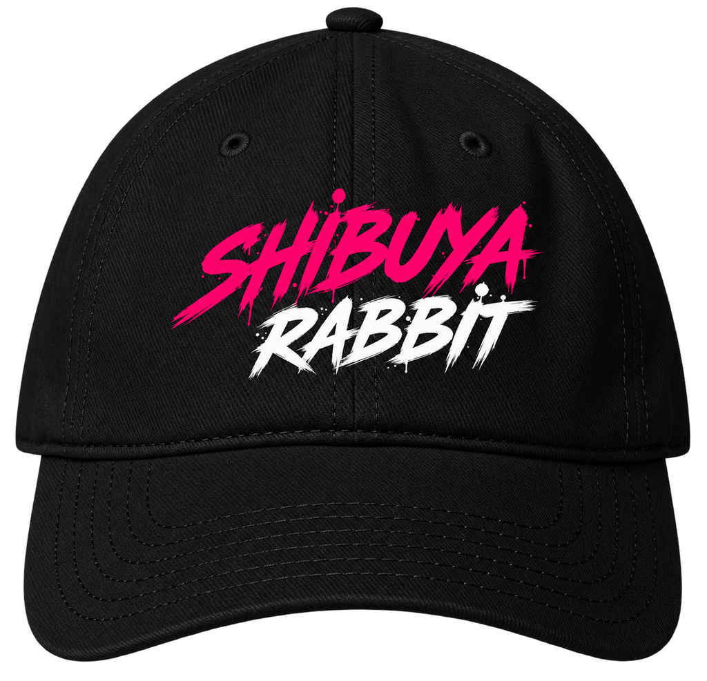 Shibuya Rabbit Cap | Japanese Streetwear Baseball Hat | Cyberpunk Anime Aesthetic | Cool Living Club
