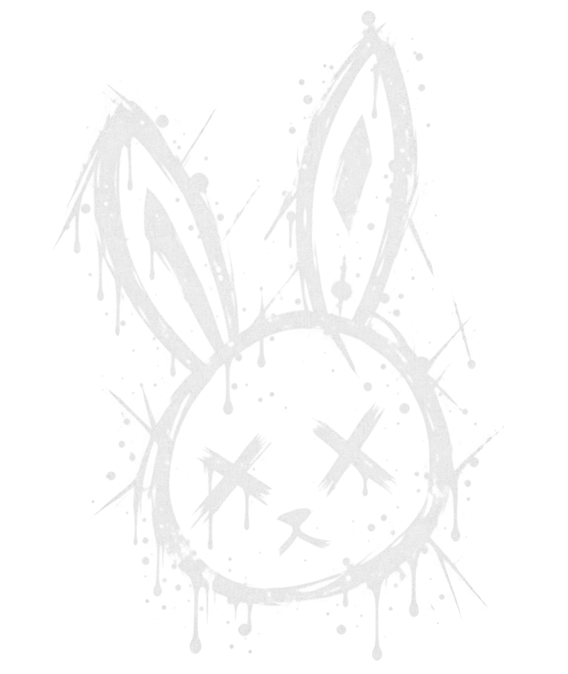 CYBER GOTH RABBIT | Acrylic Print