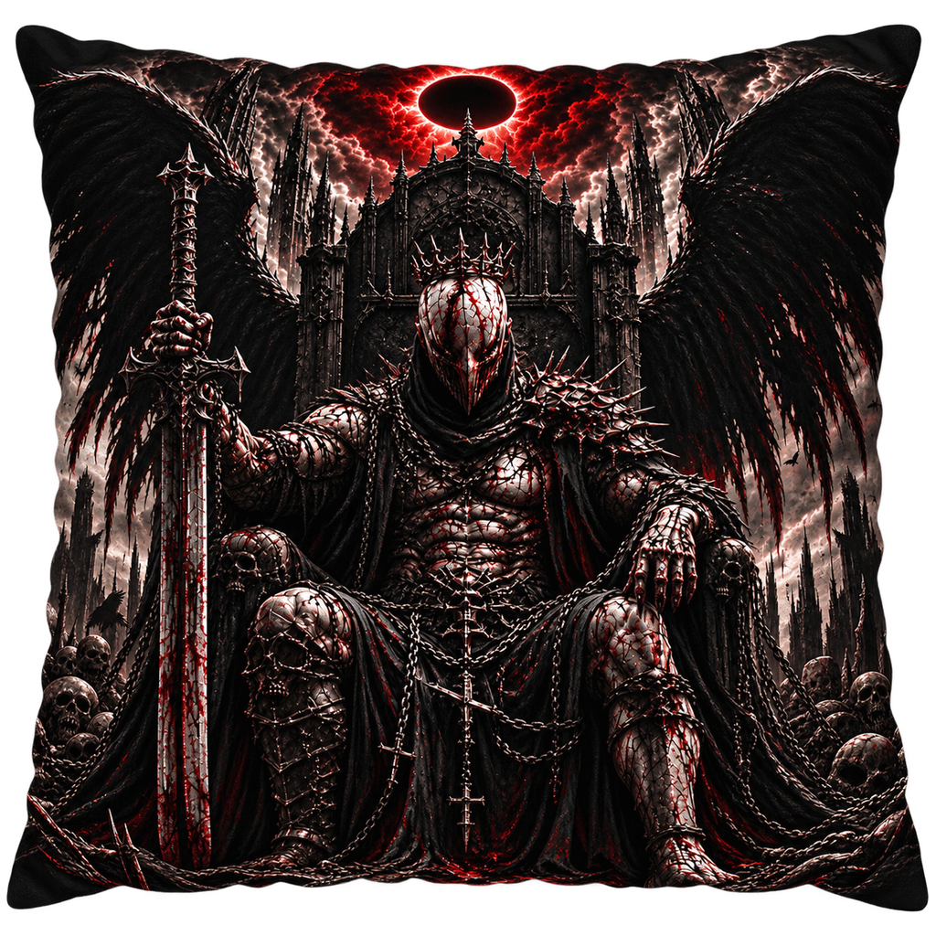 FALLEN ANGEL – The King | Throw Pillow