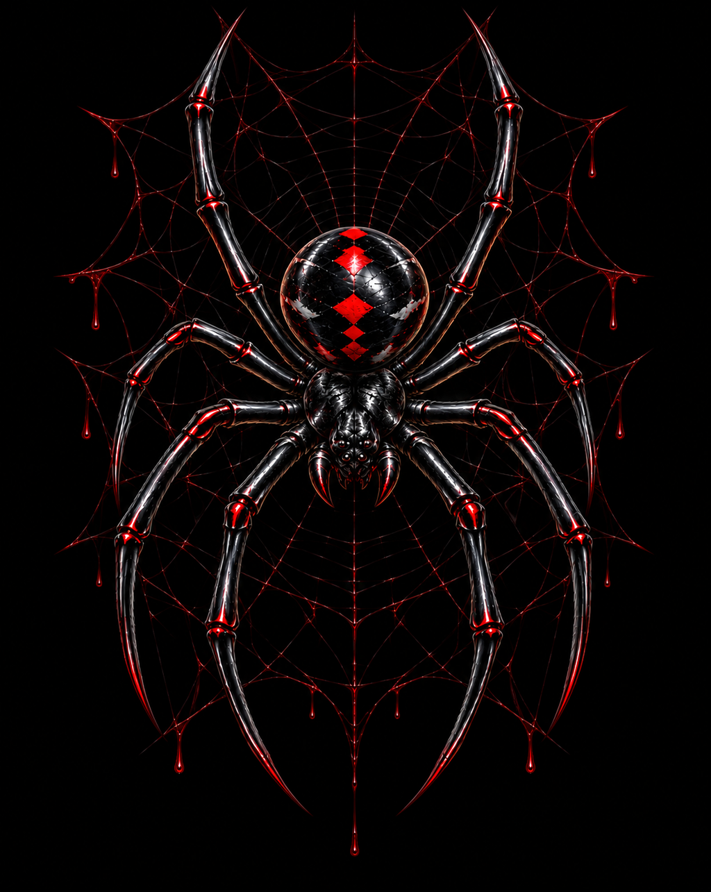 BLACK WIDOW – Spider | Gothic Blanket
