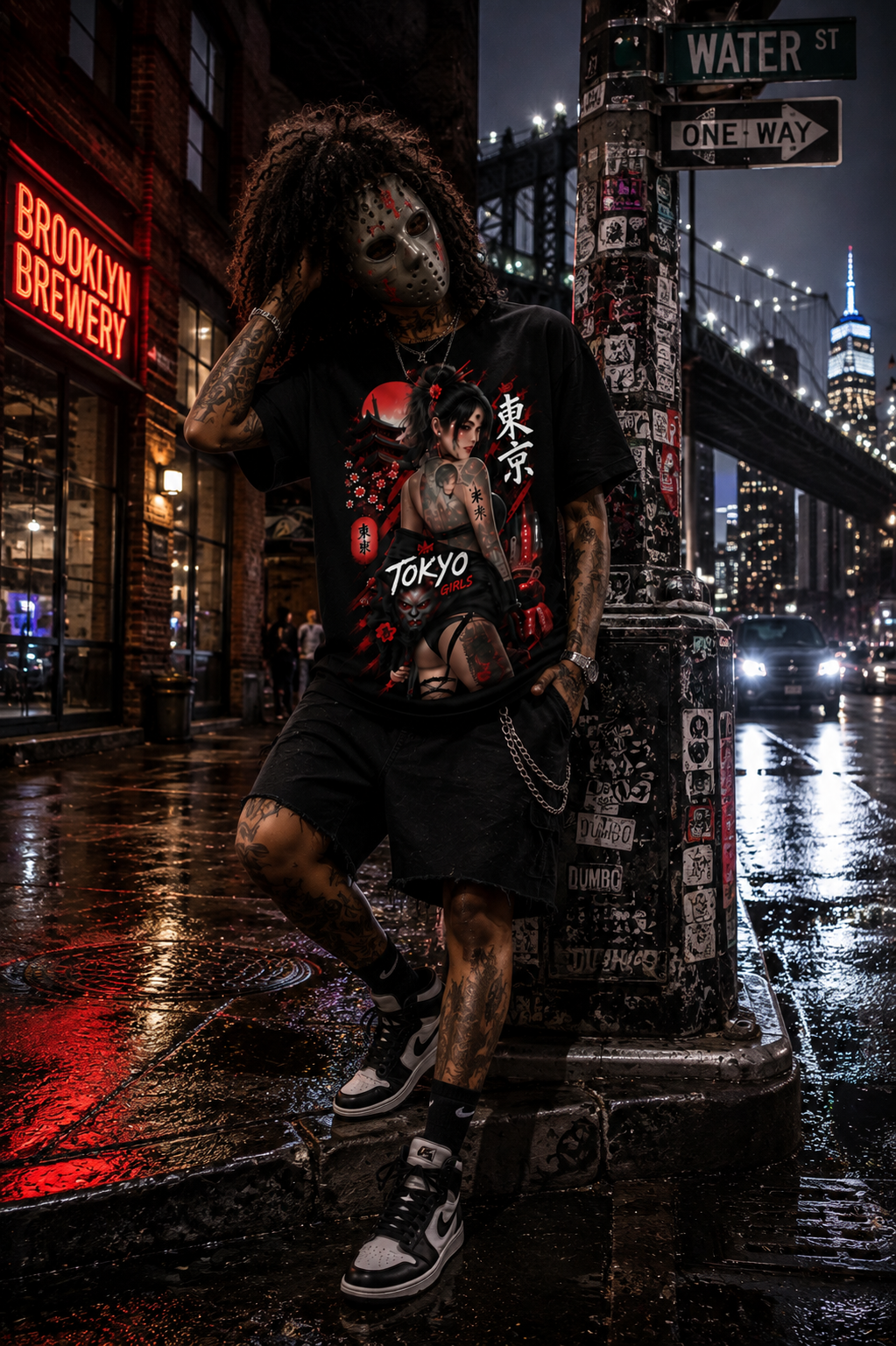 TOKYO GIRLS – Tokyo Night Tattoo | Japanese T-Shirt