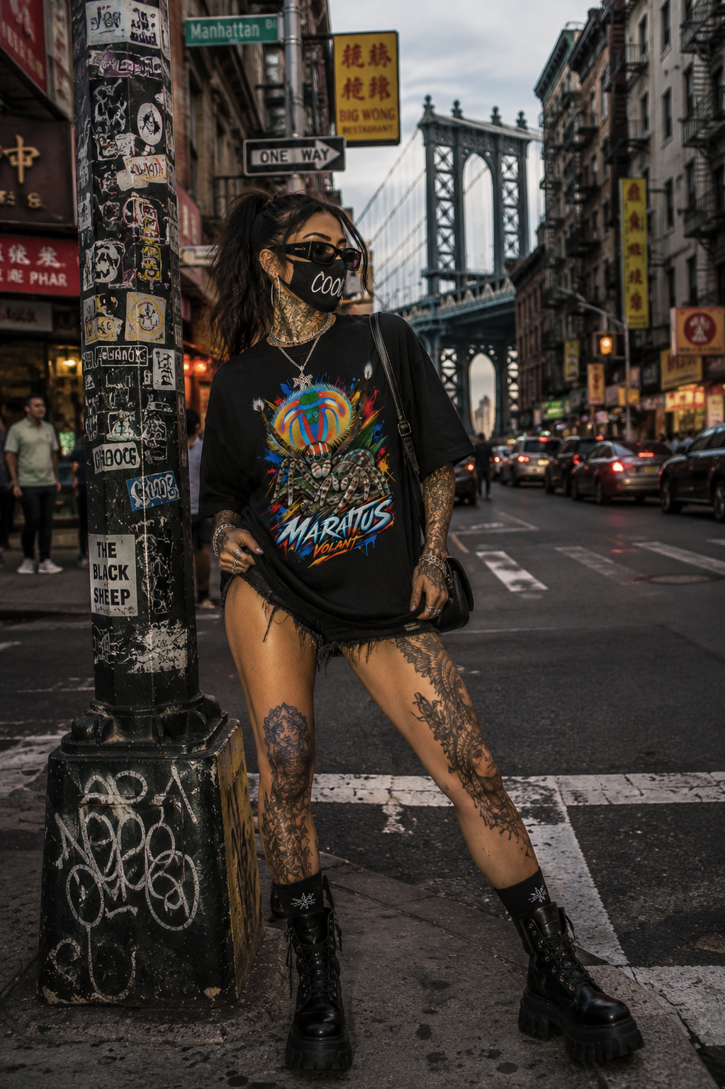 MARATUS VOLANT – Neon Pulse | Spider T-Shirt