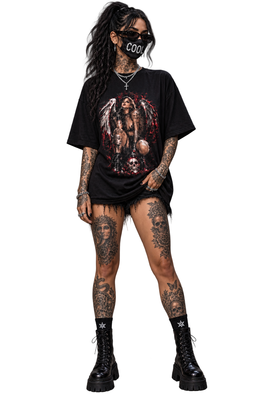 FALLEN ANGEL – Dark Ascension | Gothic T-Shirt