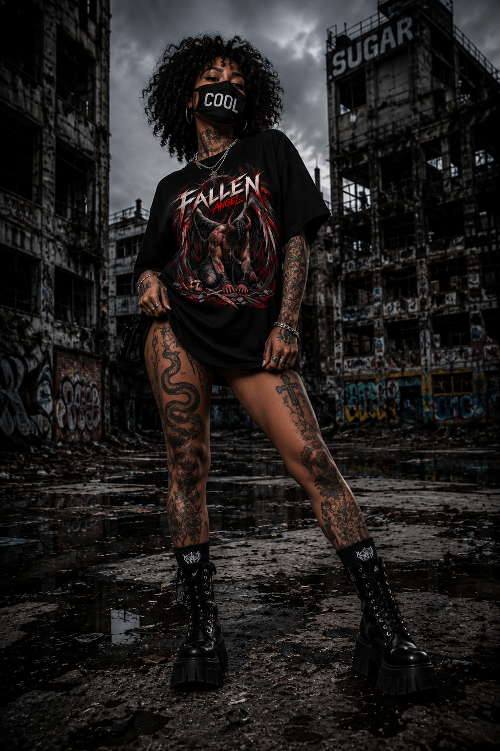 FALLEN ANGEL – Fallen Grace | Gothic T-Shirt