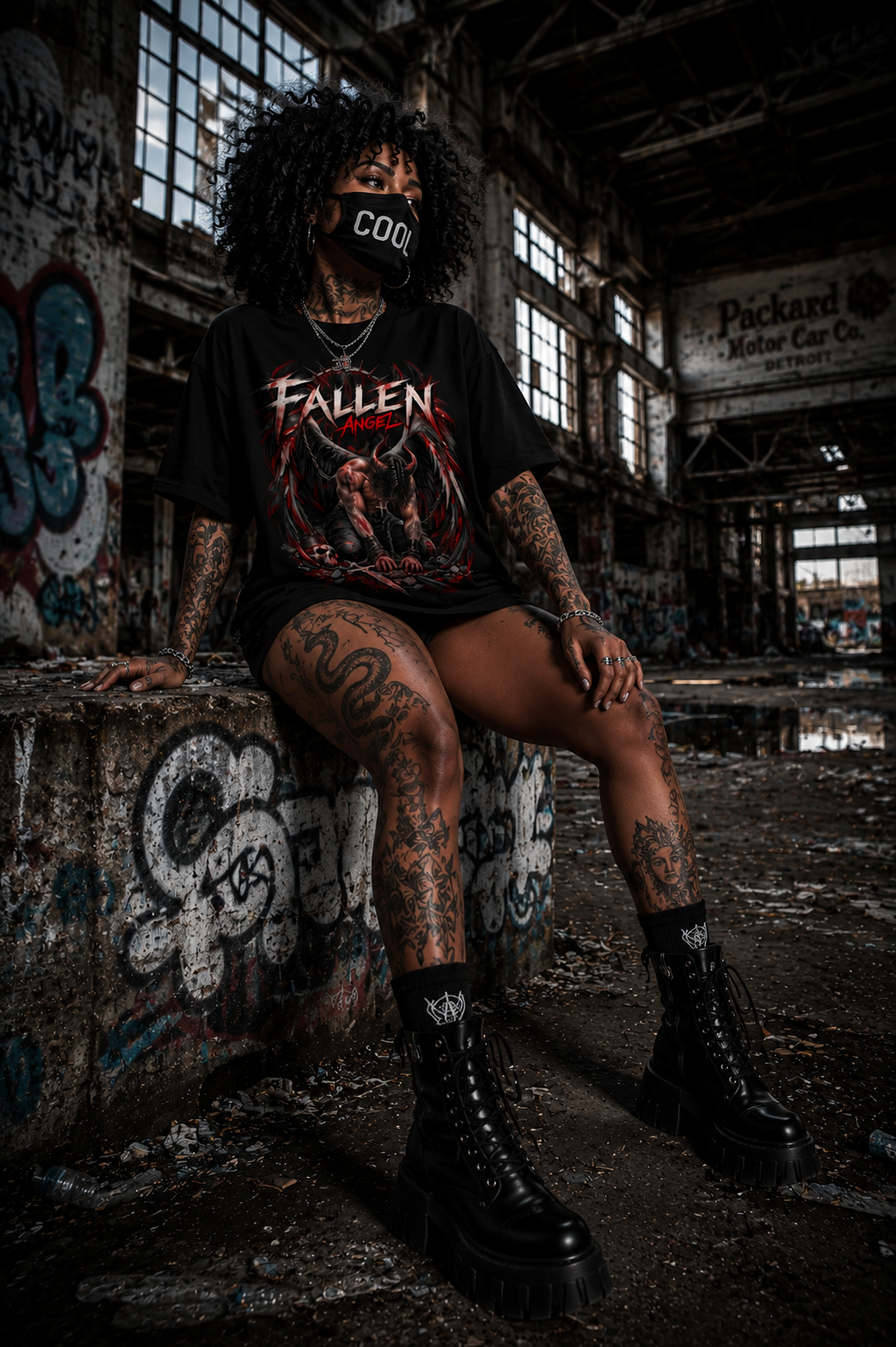 FALLEN ANGEL – Fallen Grace | Gothic T-Shirt