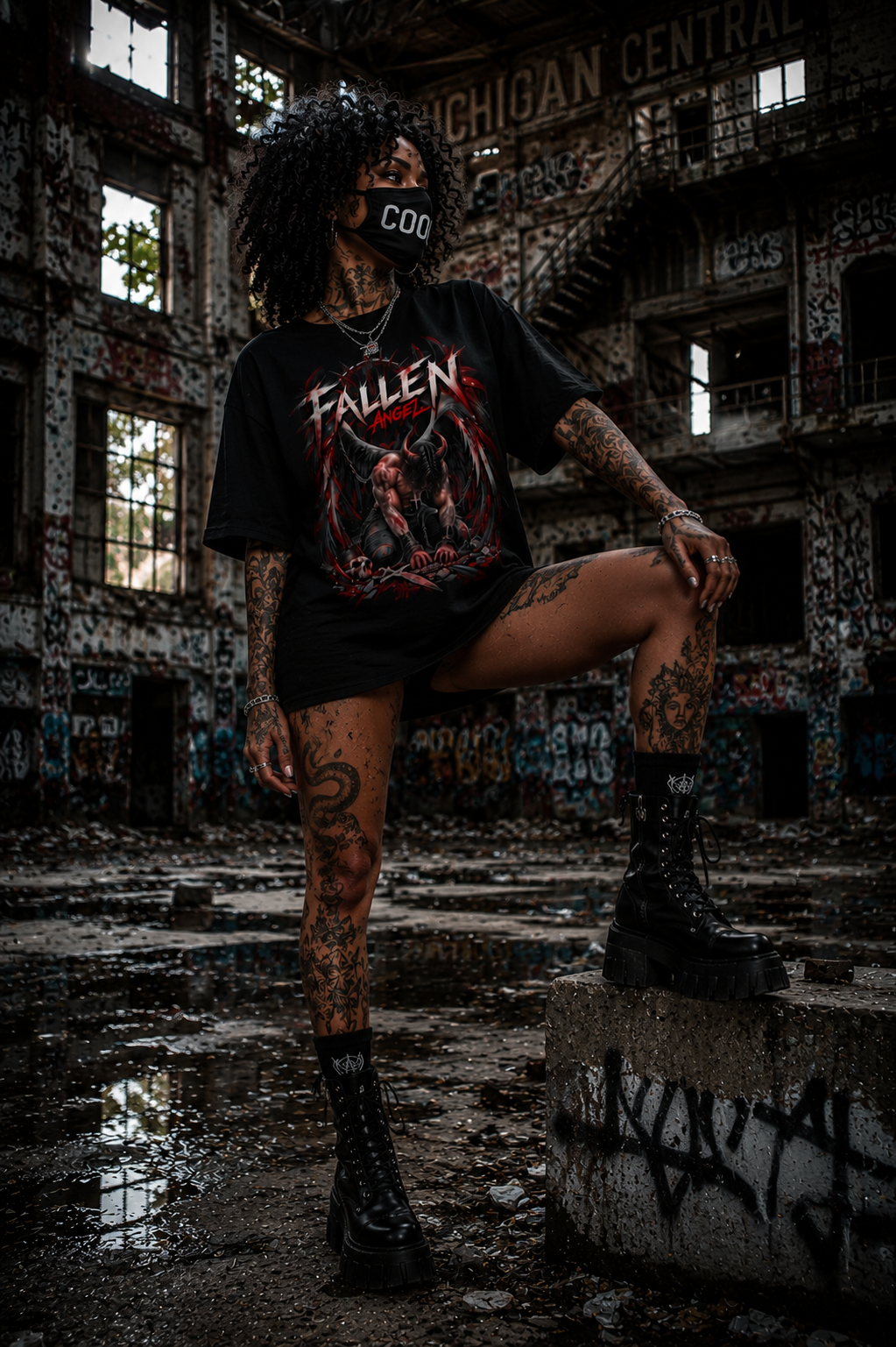 FALLEN ANGEL – Fallen Grace | Gothic T-Shirt