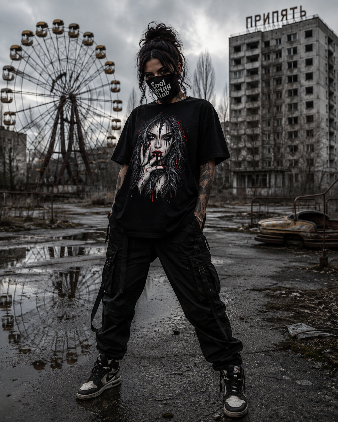 DARK REFLECTIONS – Crimson Whisper | Dark Art T-Shirt