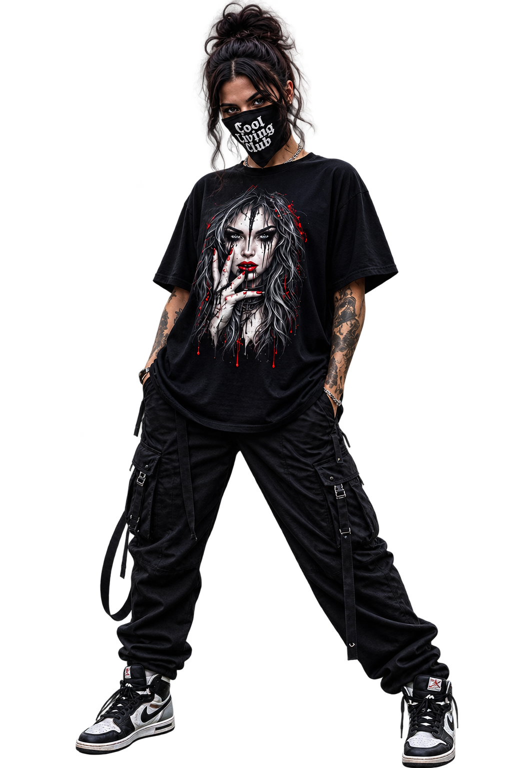 DARK REFLECTIONS – Crimson Whisper | Dark Art T-Shirt