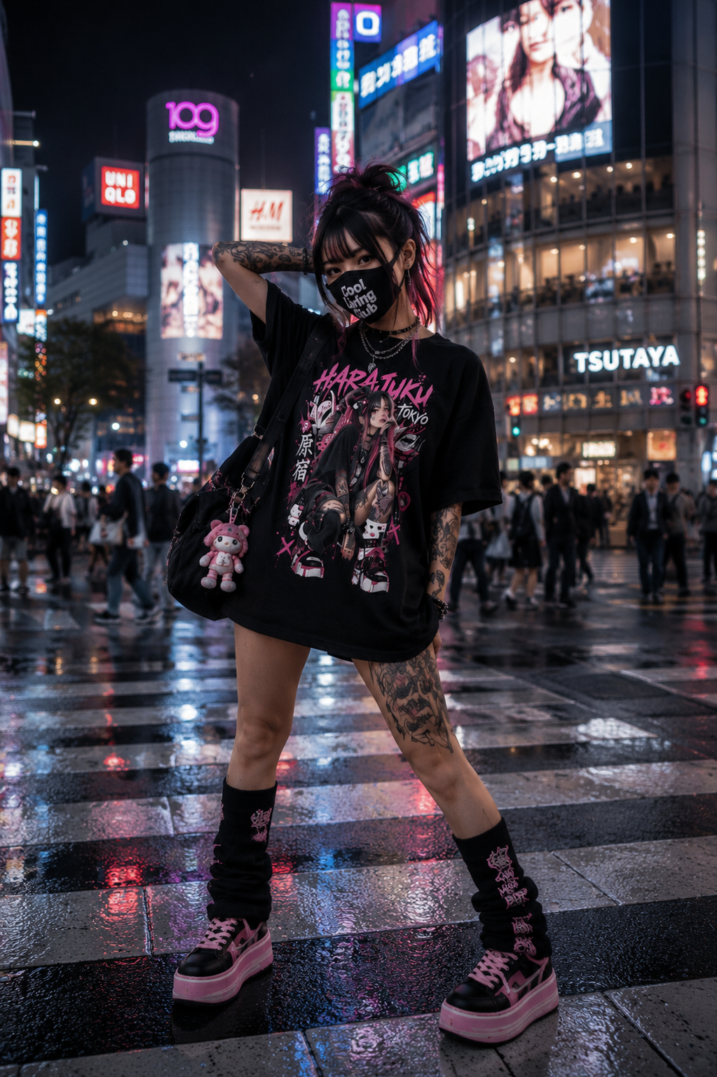 TOKYO GIRLS – Harajuku Rebel | Japanese T-Shirt