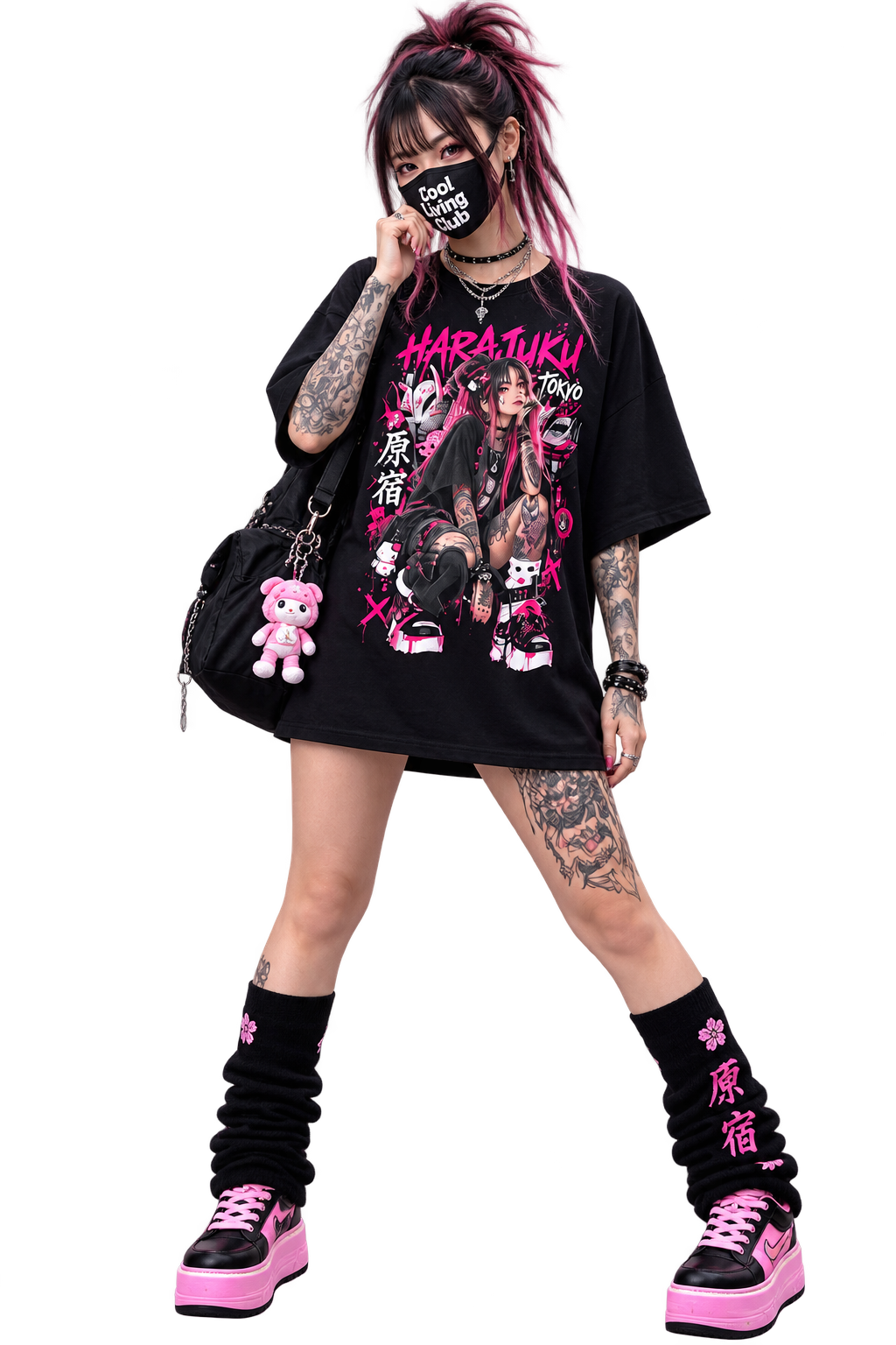 TOKYO GIRLS – Harajuku Rebel | Japanese T-Shirt