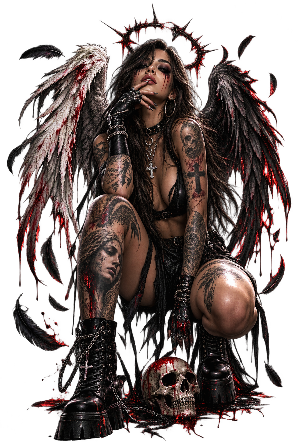 FALLEN ANGEL – Queen of the Abyss | Canvas