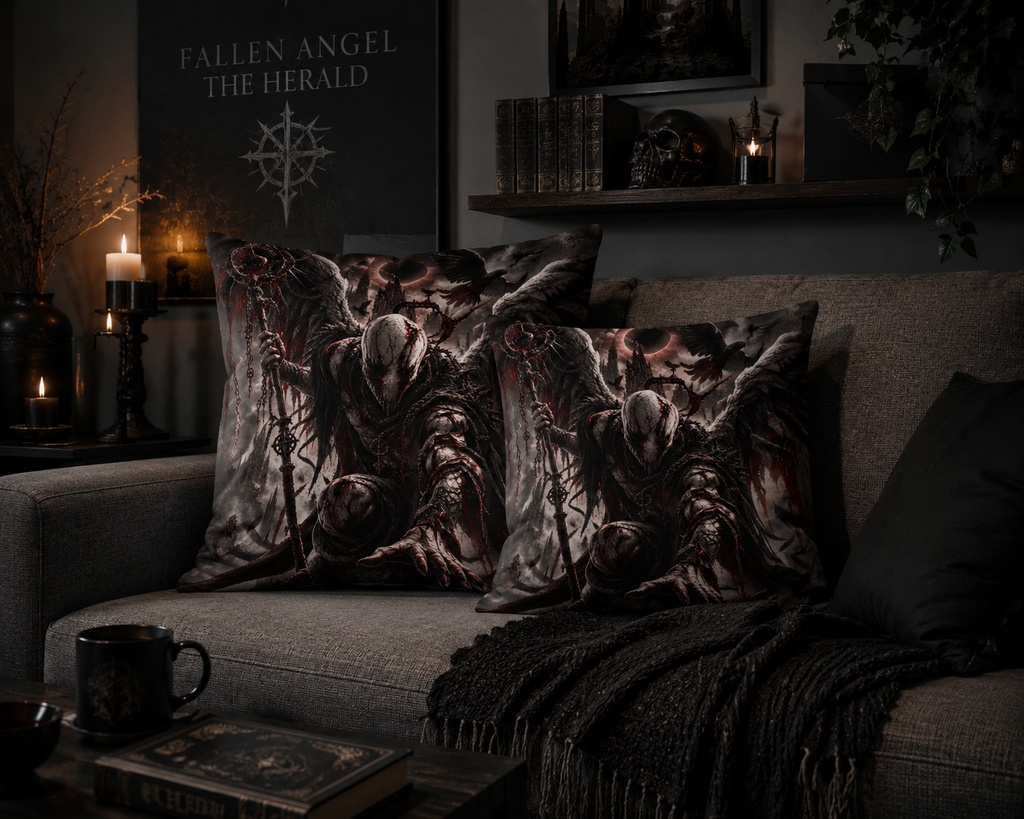 FALLEN ANGEL – The Herald | Throw Pillow