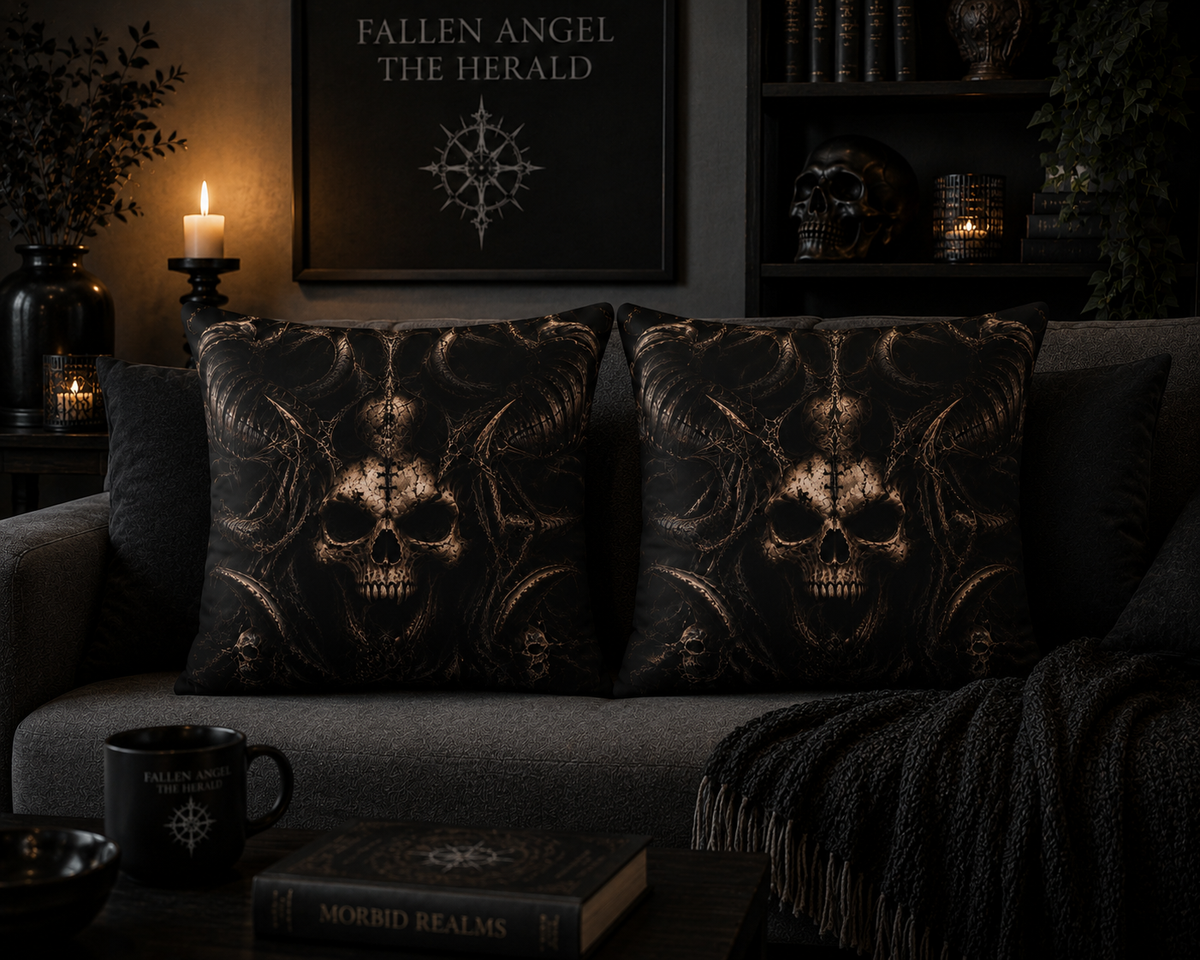 FALLEN ANGEL – The Ashen Crown 3D | Throw Pillow