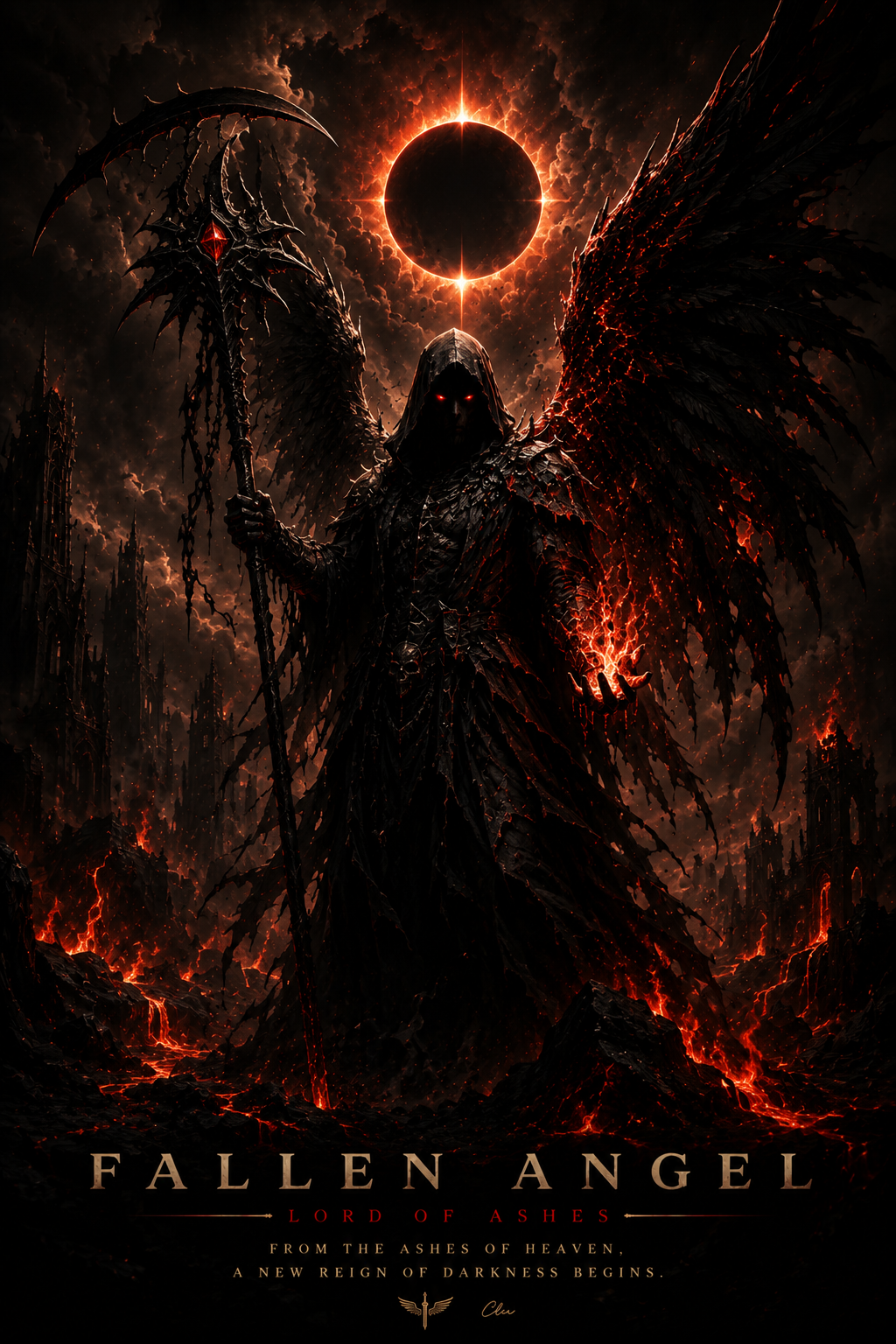 FALLEN ANGEL – Infernal Eclipse | Poster