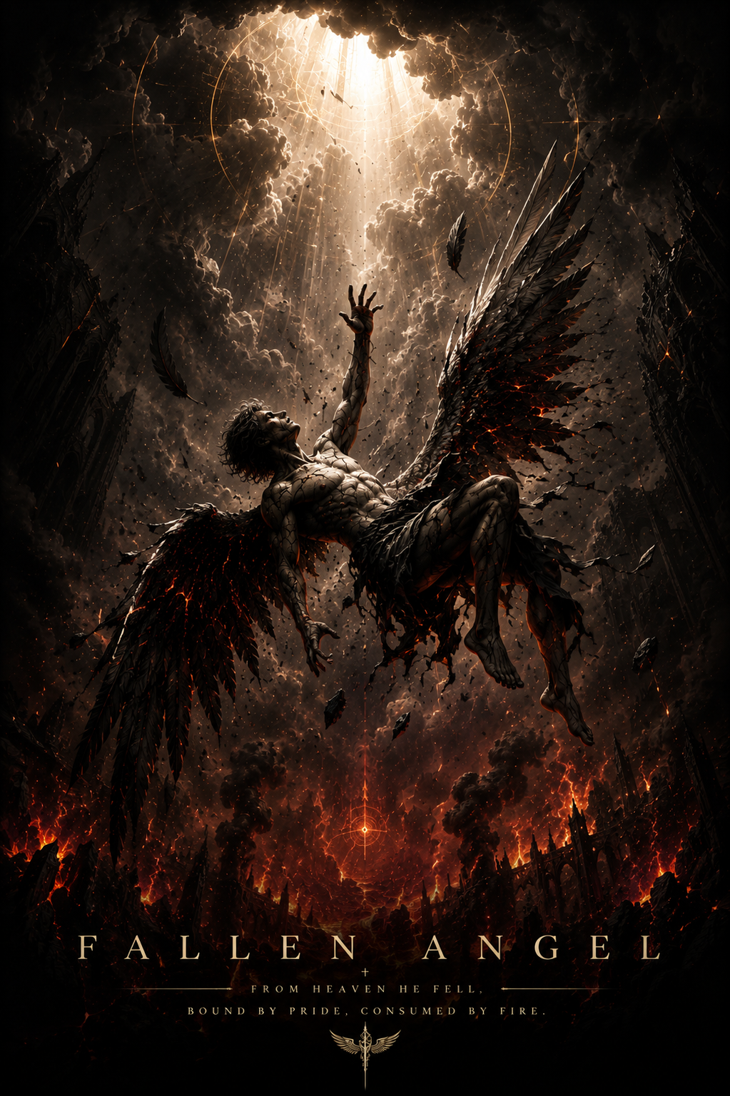 FALLEN ANGEL – Rebirth From Ashes | Poster