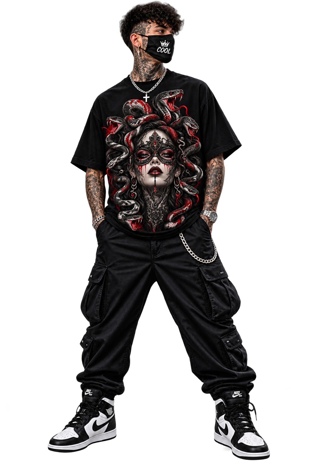MEDUSA NOIR | Gothic Medusa T-Shirt