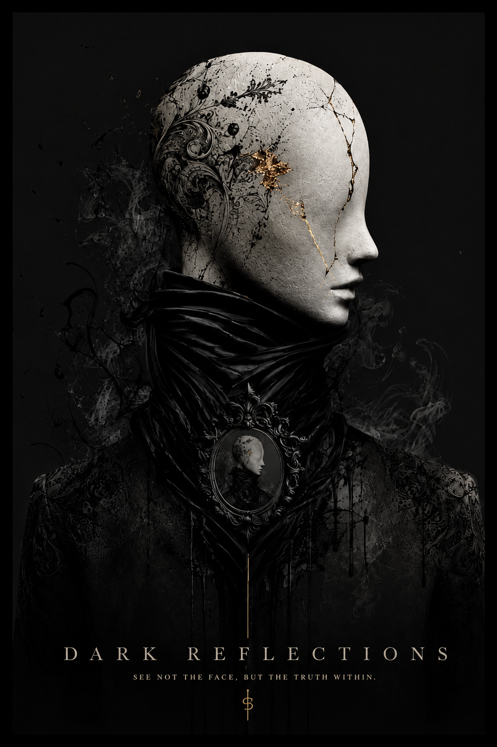 DARK REFLECTIONS – The Faceless | Gothic Poster