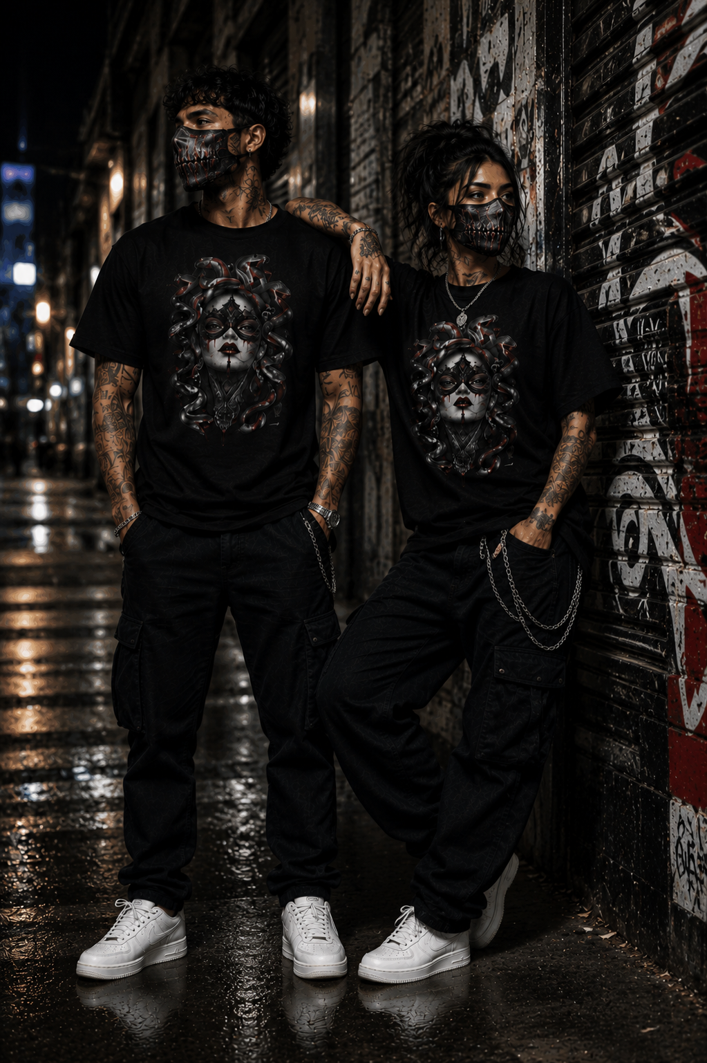 MEDUSA NOIR | Gothic Medusa T-Shirt