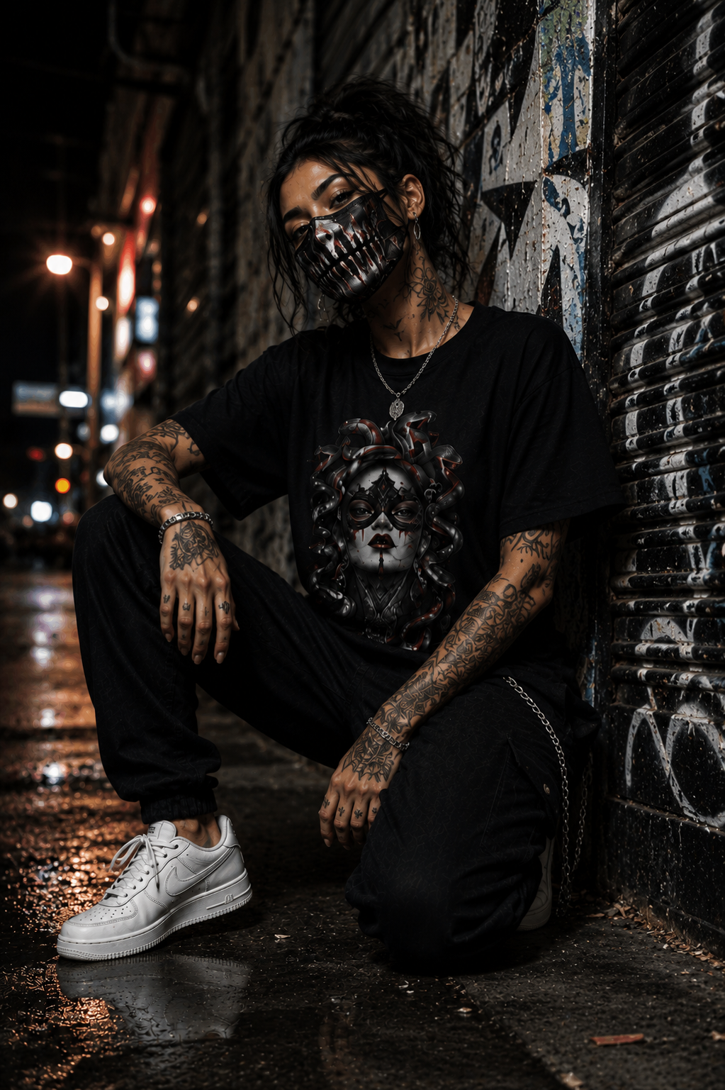 MEDUSA NOIR | Gothic Medusa T-Shirt