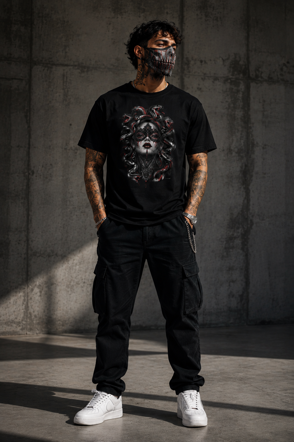 MEDUSA NOIR | Gothic Medusa T-Shirt